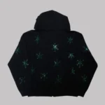 Unknown London Dagger Rhinestone Hoodie -black-