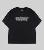 RETRO LOGO RHINESTONE TEE BLACK