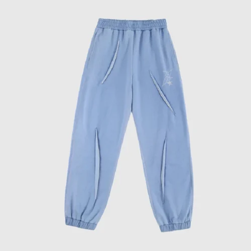 Unknown London Retro Logo Joggers Blue