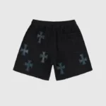 Unknown London Rhinestone Shorts Black h