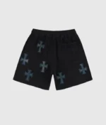 Unknown London Rhinestone Shorts Black h
