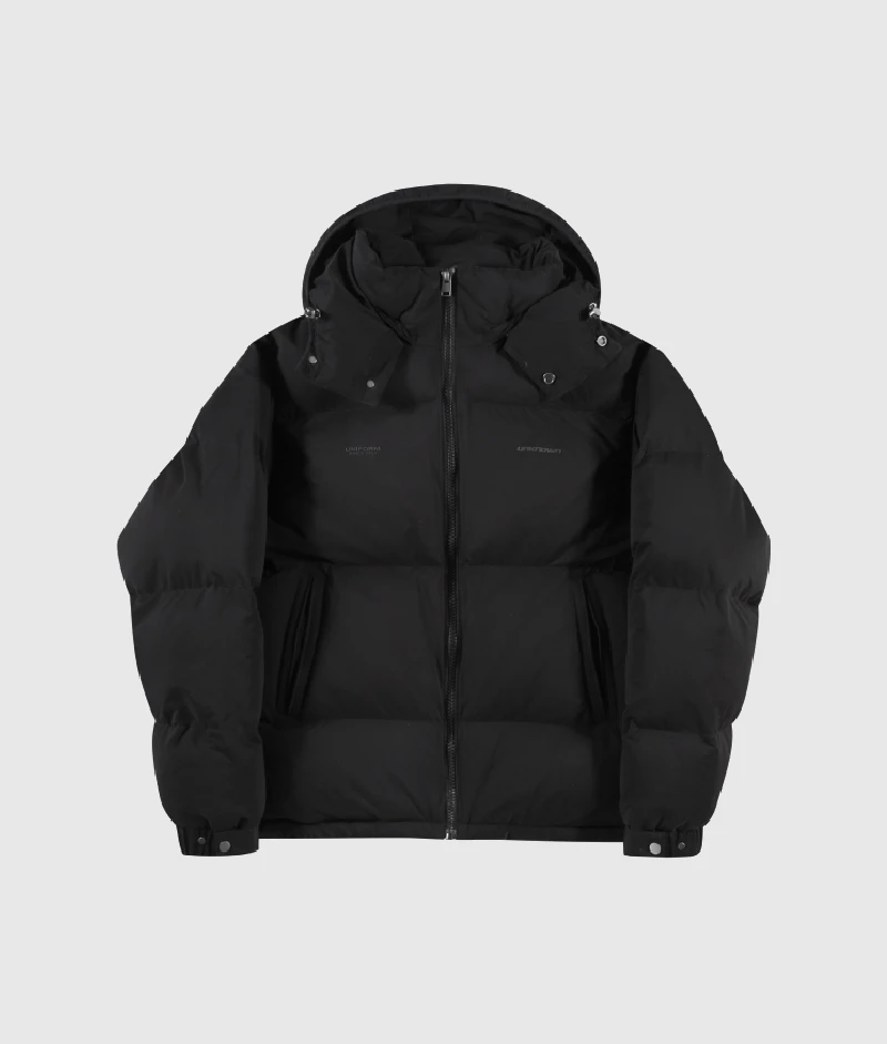 Unknown London Uniform Puffer V2 Jacket Black Unknown London Uniform Puffer V2 Jacket Black