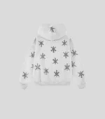 Unknown london Rhinestone Zip Hoodie Grey g